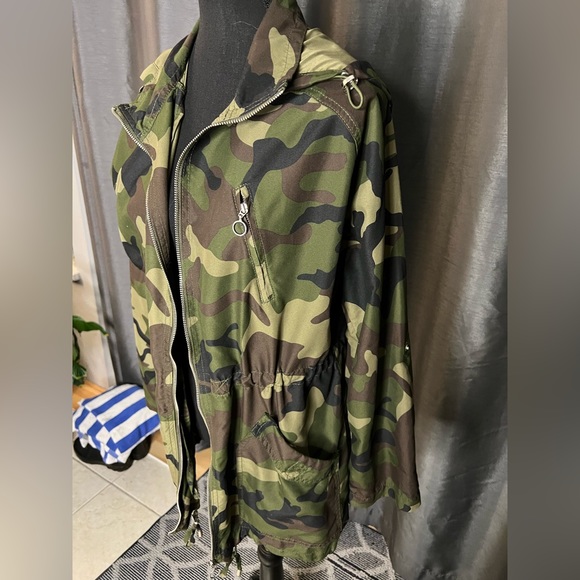 Streetwear society Army green jacket size Large - Picture 4 of 5